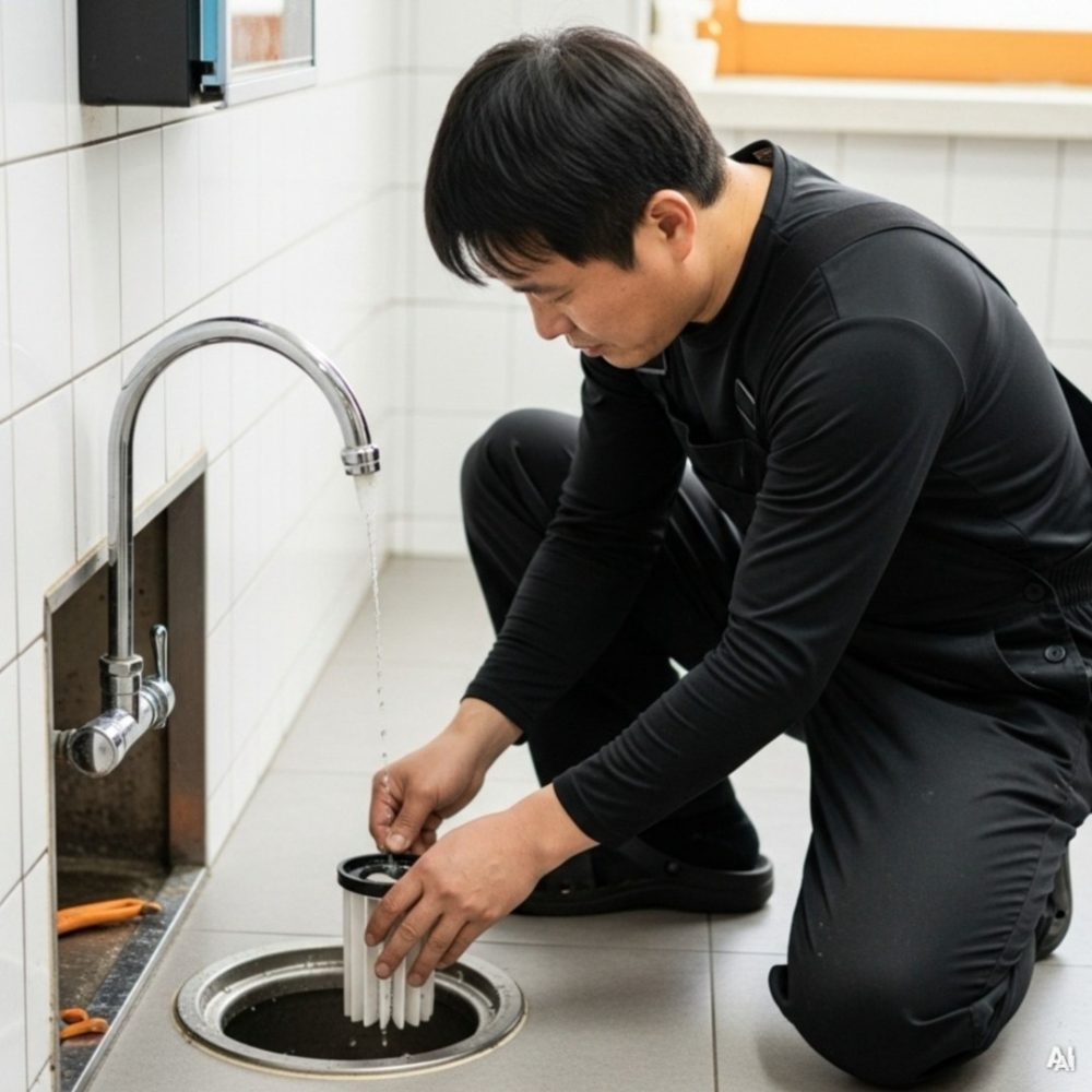 마포구용강동디지털미디어시티역오수관막힘