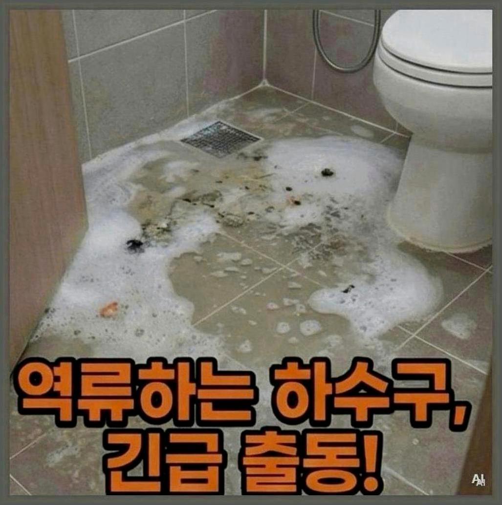 성남시수정구배수구막혔을때